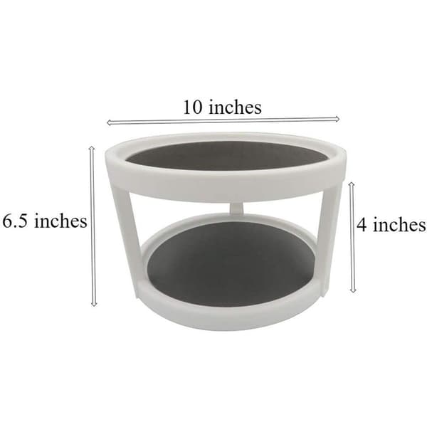Tier Non-Skid Spinning Turntable Pantry/Cabinet/Counter KLB