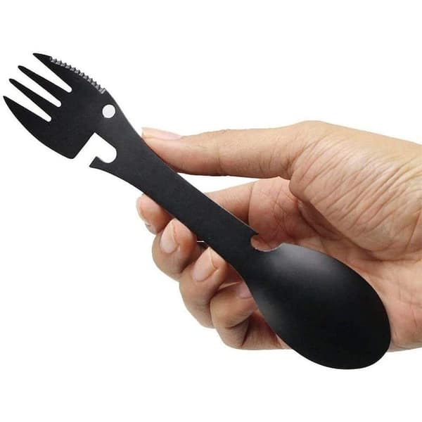 Campingbestick, campingbestick set spork utomhussked