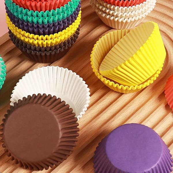 Cupcake-forme - Standardstørrelse cupcake-forme til brug med brun KLB