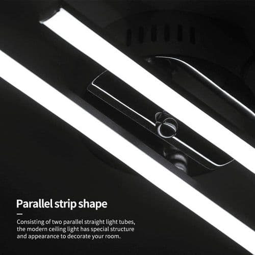 LED-loftslampe, 14W moderne parallelle stribedesign loftlampe