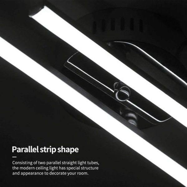 LED-taklampa, 14W modern parallell strip design tak