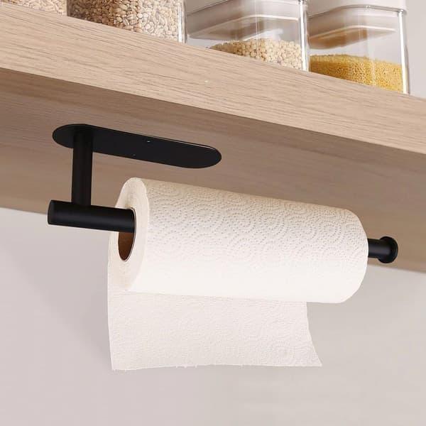 Selvklebende papirhåndkleholder under skapet, veggmontering for