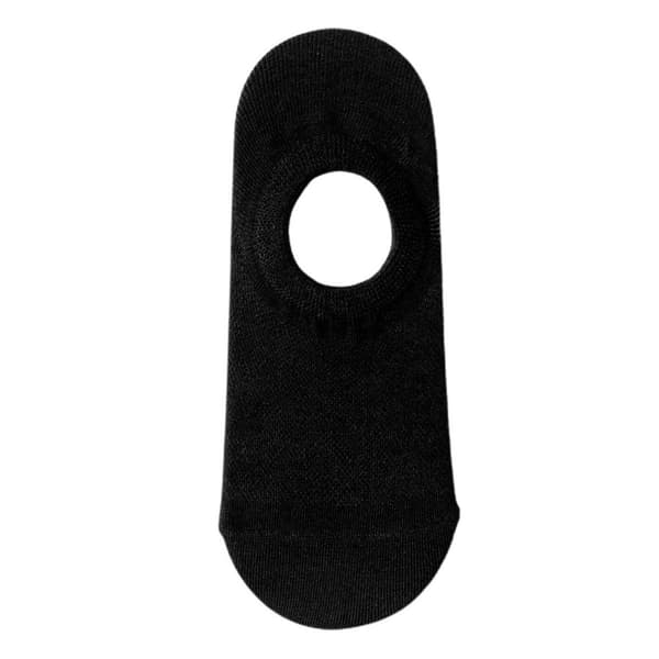 Herr bomullsbåtsockar i svart KLB