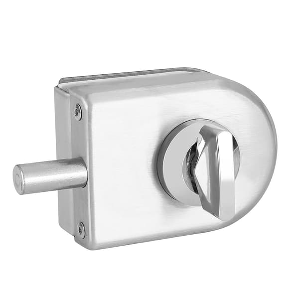 10 12mm rustfrit glasdør låseknap KLB