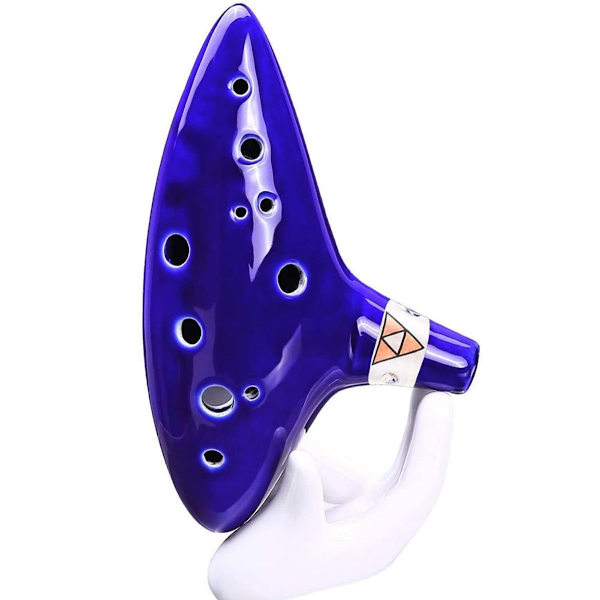 Ocarina 12 hull Ocarina Alto C Ocarinas Spill Blå KLB
