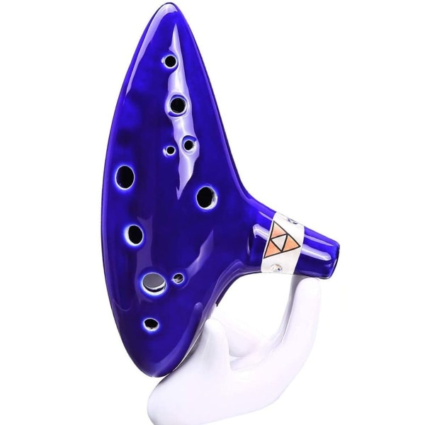 Ocarina 12 huller Ocarina Alto C Ocarinas Spil Blå KLB