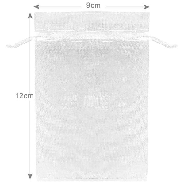 Organza poser, 100 stk organza poser, organza poser, gaveposer til bryllupper KLB