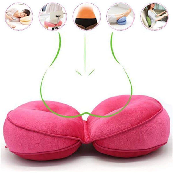 Dual Comfort Cushion Løft Hofter Op Sæde Pude, Løft Hofter Op Sæde Pude,