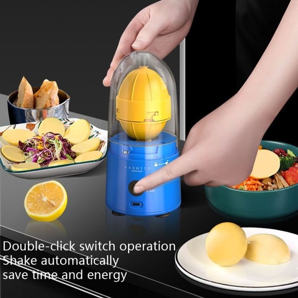 Jiacheng Electric Shaking Egg Artefact Täysautomaattinen munankeltuaissekoitin (sininen)