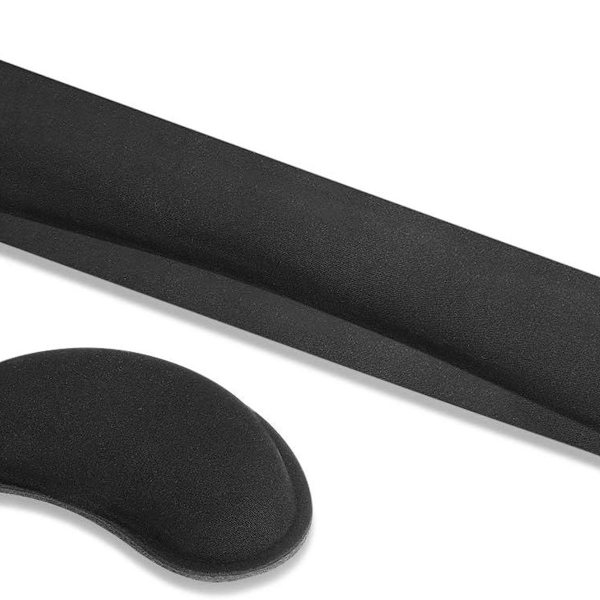 Ergonomisk musematte og håndleddsstøtte for tastatur, musematte i minneskum,