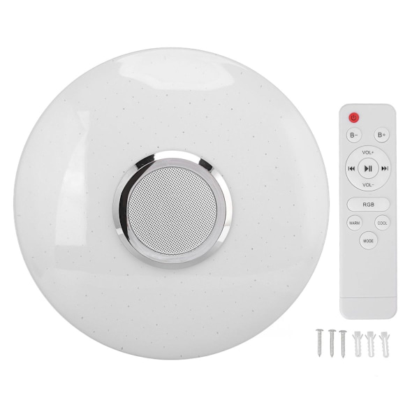 LED-loftslampe, intelligent, Bluetooth, ultratynd, justerbar KLB
