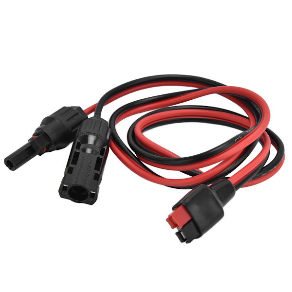 30A 600V 2,5mm² 1m solcelleforlængerkabel messing flamme KLB