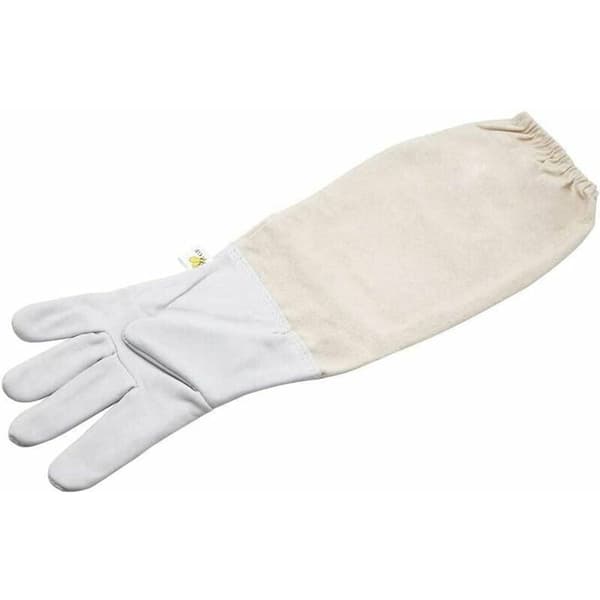 Getskin bikupahandskar i getskinn, ventilerade bomullsärmar, XX-Large