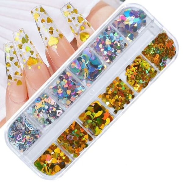 2kpl Nail Butterfly Laser Symphony Sequins-19th