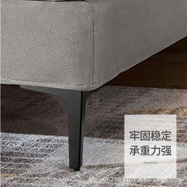 Møbelføtter »4 møbelføtter i metall, bæreevne opptil 1000 kg, 10 cm TV-lowboard-møbelføtter