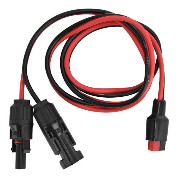30A 600V 2,5mm² 1m solcelleforlængerkabel messing flamme KLB