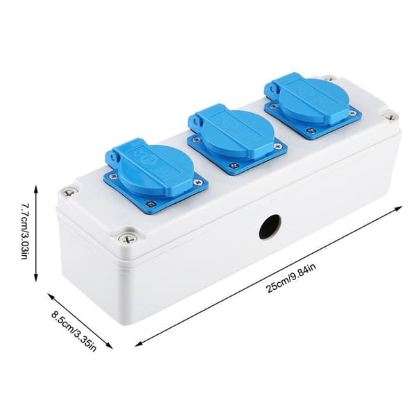 IP54 Vattentät Uttag Adapter med Lock (GB KLB