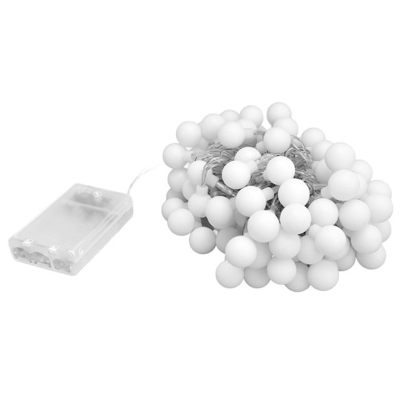 10m LED Faux Pearl String Lights 100 LEDs Dekorativa KLB