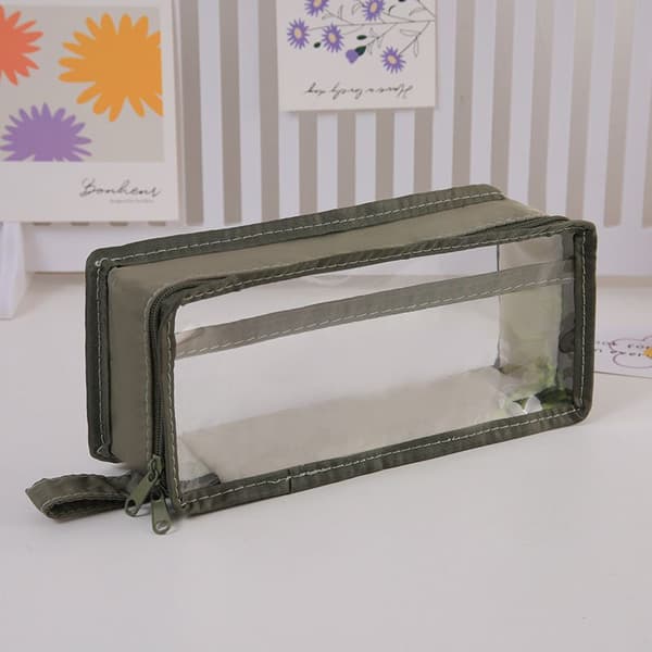 Pennfodral för pennor, markörer och pennor - Grön