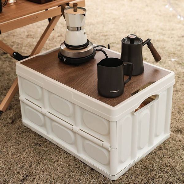 Camping Oppbevaring Sammenleggbar Boks Bil Multifunksjonell Organizer