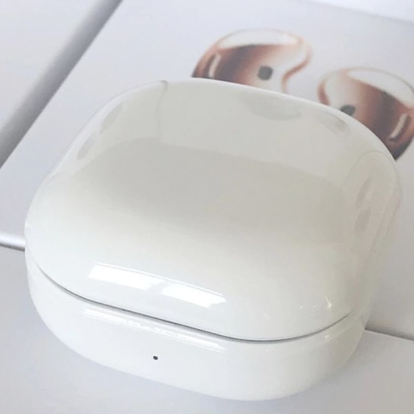 Svart/hvite trådløse ørepropper Bluetooth In-Ear True Cordless White