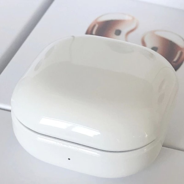Svart/vit trådlösa hörlurar Bluetooth In-Ear True Cordless White