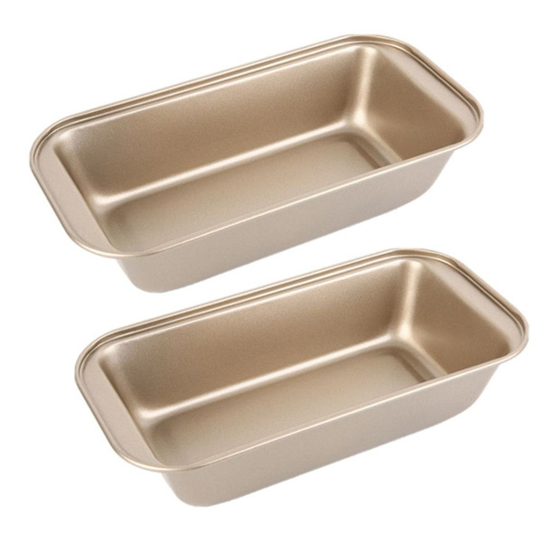 Rektangulær brødform Non-Stick kakeformer Toastsett med 2 KLB