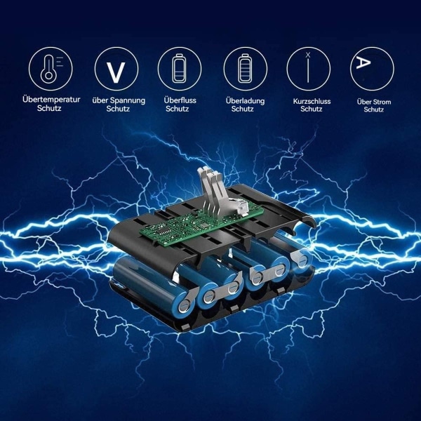 21,6V 2A 2200mAh erstatningsbatteri til Dyson V7, Li-ion batteri Dyson V7 KLB