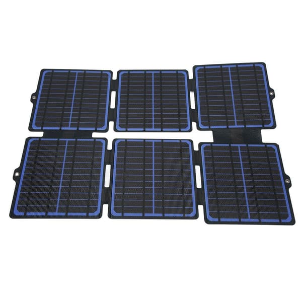 30W 5V 12V Solcellepanel Oplader ETFE Laminat Udendørs Sol KLB
