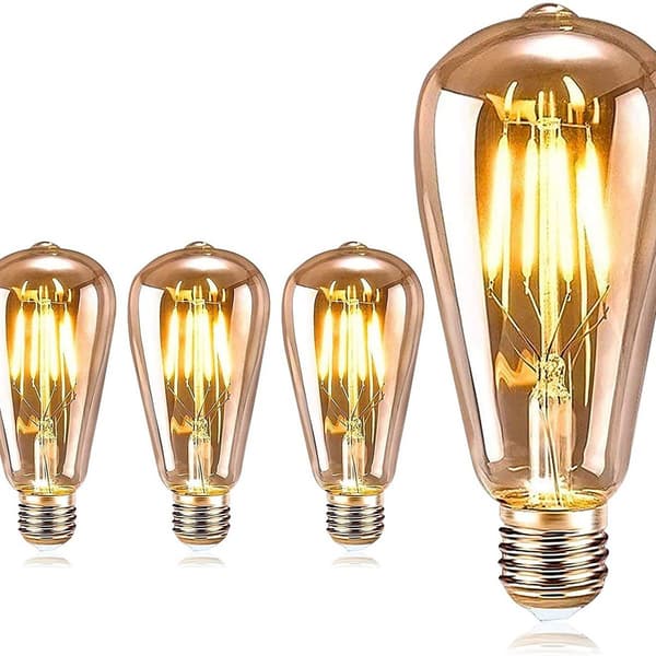 Vintage glødelampe, E27 retro glødelampe, LED vintage belysning