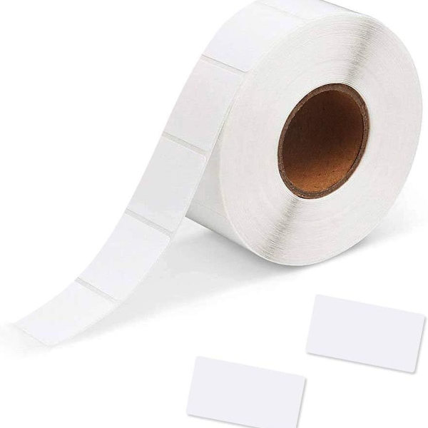 1000 itseliimautuvaa kotitalouden etikettiä rullalla 6x3 cm KLB