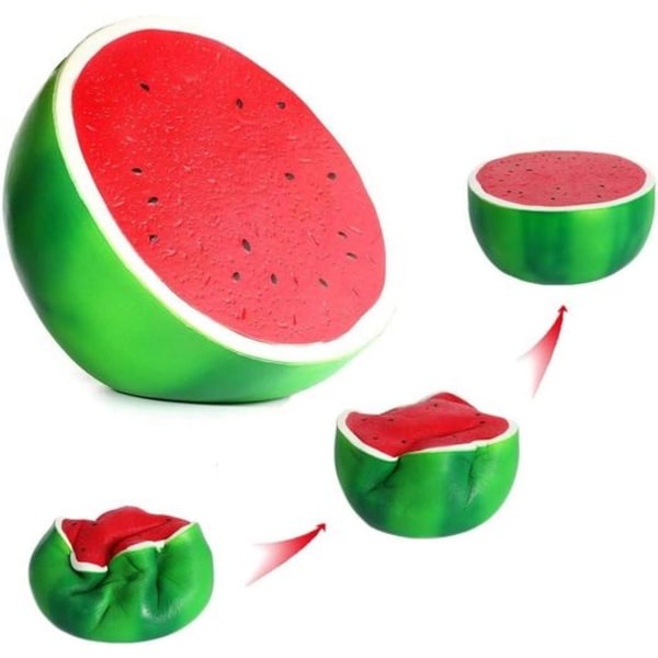 Squishies Vattenmelon Frukt Super Stor Antistress Squishies Långsamt Stigande Tryck