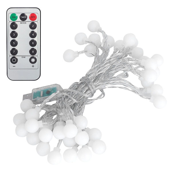 40LED Globe Ball String Lights 6M USB dekorative hængende lys KLB