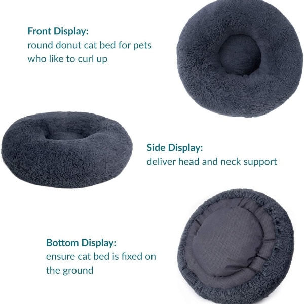 Bedsure katteseng vaskbar fluffy hund seng - kattesoveplass for KLB