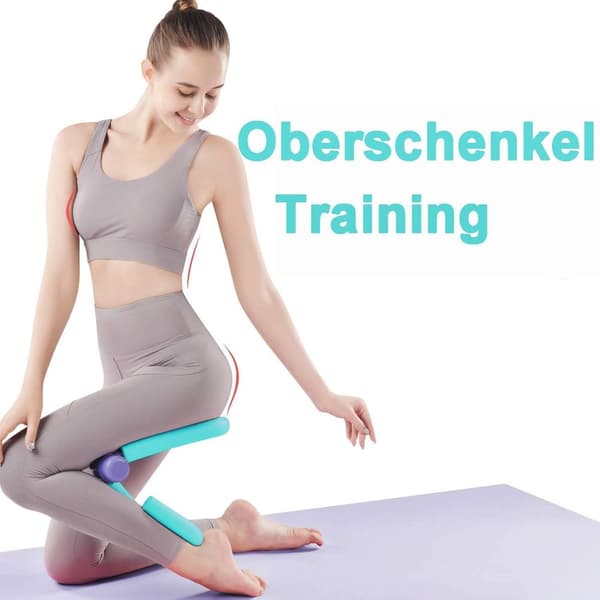 Lårtrainer, ben-trainer, lårformer, blå
