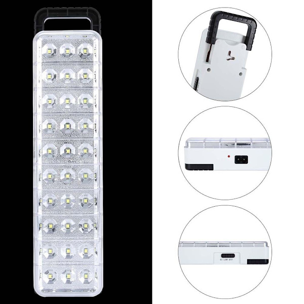 Bärbar 220V inomhus justerbar tält LED-lampa för camping KLB