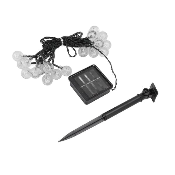 Solcellelysslynge 20 LED IP65 Vanntett 2 Moduser Dekorative KLB