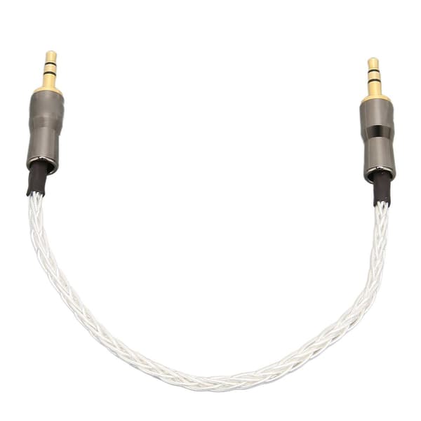 Preffair 3,5 mm til 3,5 mm adapterkabel 8 Core OCC Silver KLB