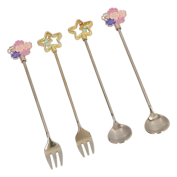 Japansk 304 rustfrit stål sakura-formet suppeske KLB