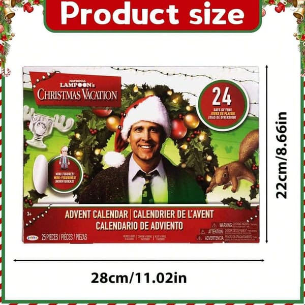 Julekalender 2024 med 3D-effekt - Julekalender for barn, gutter, jenter, leker, julegaver