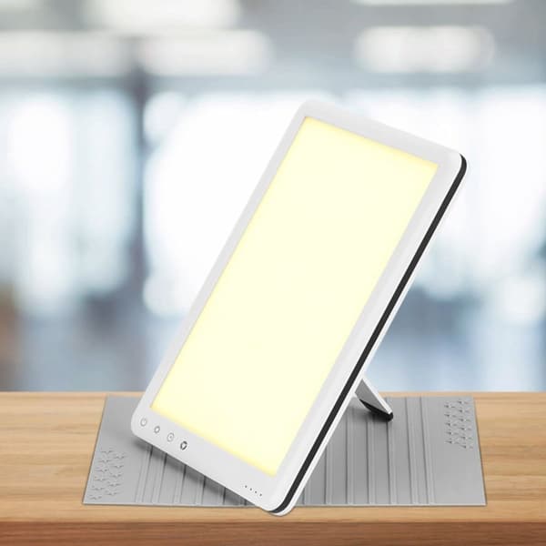 Simulert sollys LED-terapilampe med justerbar lysstyrke KLB