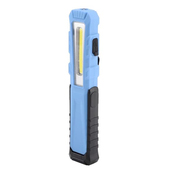 Kantava, kirkas LED-taskulamppu, ladattava USB:n kautta KLB