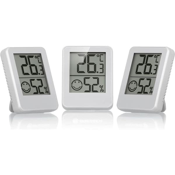 ThermoPro TP49W-3 Digital Mini Thermo-Hygrometer Termometer Rumstermometer 3 KLB