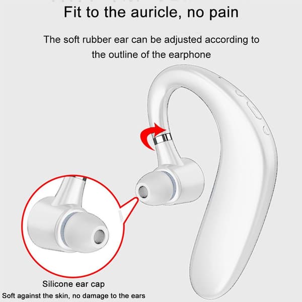 Bluetooth-headset Trådløse øretelefoner Bluetooth-hodetelefoner Hvit