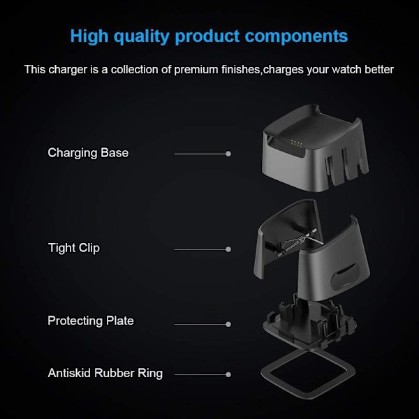 Opladningskabel kompatibel med Versa Lite-oplader, udskiftnings-USB-adapterkabel til