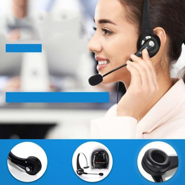 Bluetooth-headset, Bluetooth-headset med laddningsstation, PC vit