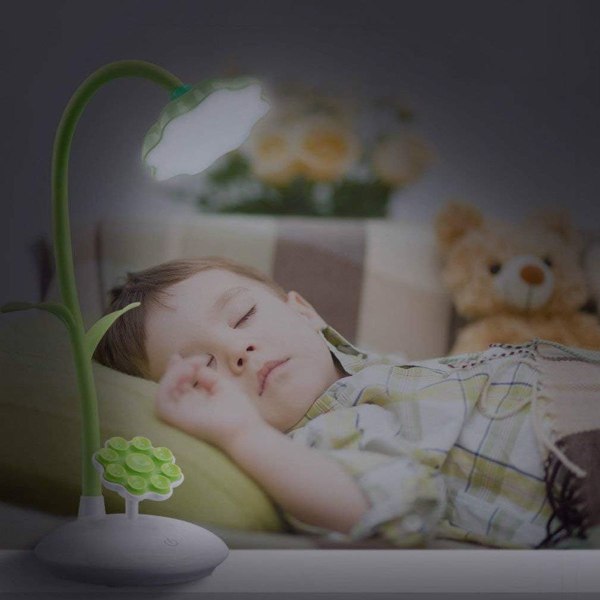 Dæmpbar LED-bordslampe til børn, sengelampe med berøringssensor, øve KLB