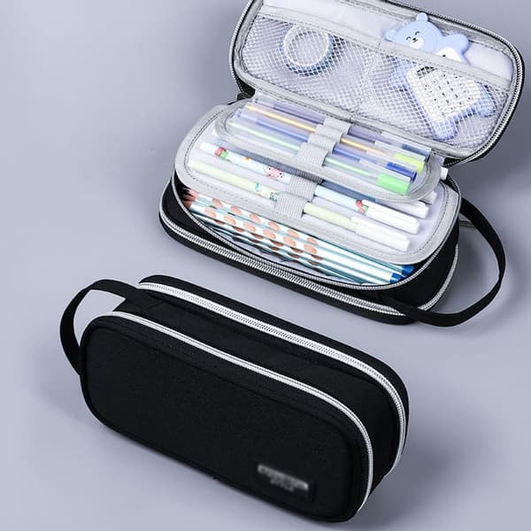 Pencil Case Pen Holder Pencil Bag Durable Large Capacity1 KLB