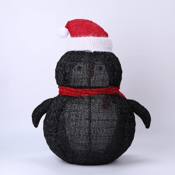 Jul LED, tomte utomhus, lysande snögubbe KLB