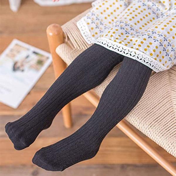 3-pack babystrumpor - Tjocka småbarn, Rosa + Vit + Mörkgrå KLB